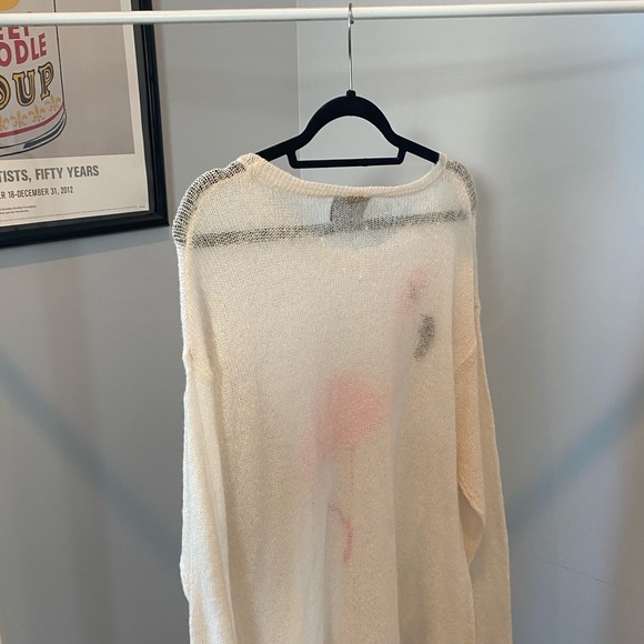 Wild Fox Flamingo Sweater - Picture 5 of 6